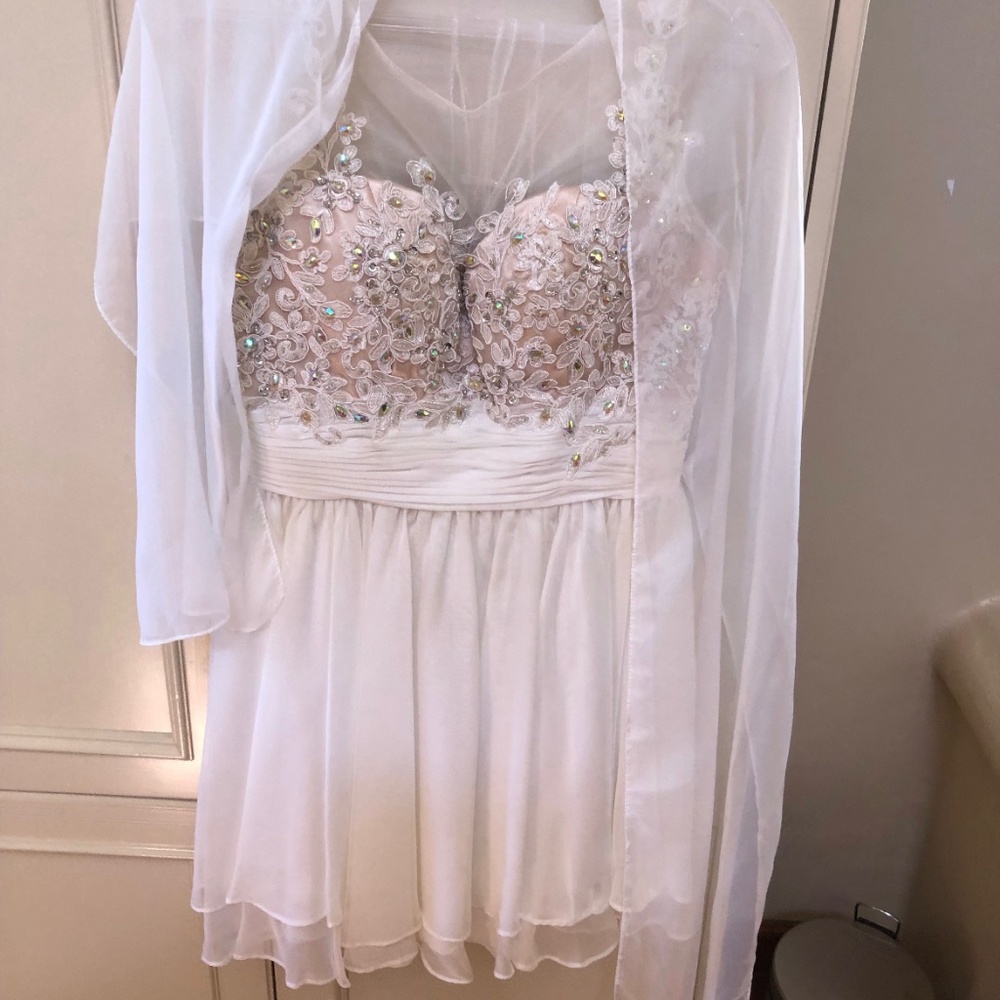 Formal Dress, Size Small W/ Gem Detail